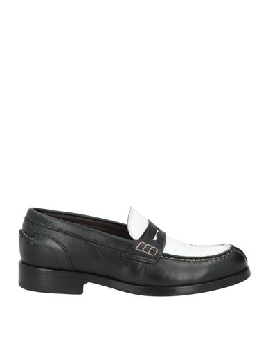 Seboy's Woman Loafers White Size 6 Leather In Black
