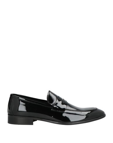 Melluso Man Loafers Black Size 8 Leather In Black