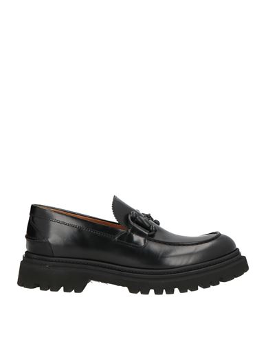 Rossi Shoes Man Loafers Black Size 7 Calfskin In Black