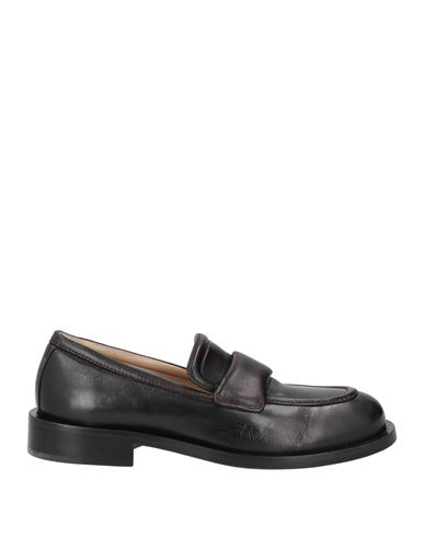 Pomme D'or Woman Loafers Burgundy Size 9 Leather In Burgundy
