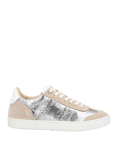 Rubirosa Woman Sneakers Silver Size 6 Leather In Black