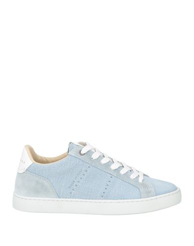 Rubirosa Woman Sneakers Sky Blue Size 7 Leather, Textile Fibers In Blue