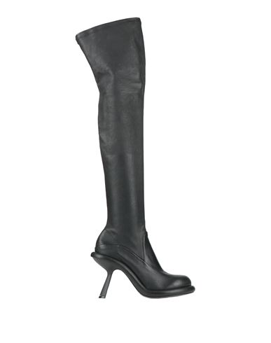 Vic Matie Vic Matiē Woman Boot Black Size 7 Leather In Black