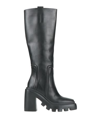 Vic Matie Vic Matiē Woman Boot Black Size 7 Leather In Black