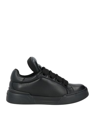Dolce & Gabbana Snk Man Sneakers Black Size 9 Lambskin In Black