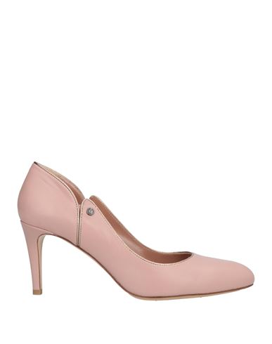 Pollini Woman Pumps Pink Size 8 Calfskin In Pink