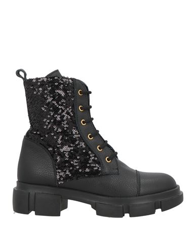 Pollini Woman Ankle Boots Black Size 6 Leather In Black