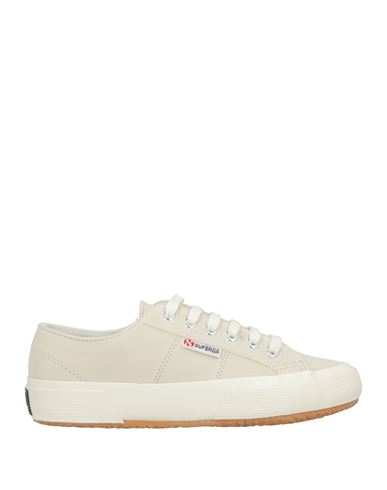 Superga Woman Sneakers Ivory Size 6.5 Leather In White
