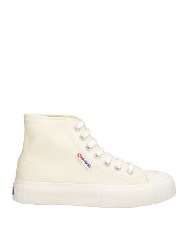 Superga Woman Sneakers Cream Size 7.5 Textile Fibers In Neutral