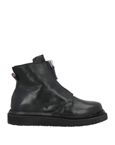 Moma Woman Ankle Boots Black Size 8 Leather In Black