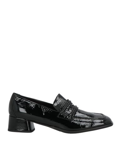 Bruglia Woman Loafers Black Size 5.5 Leather In Black