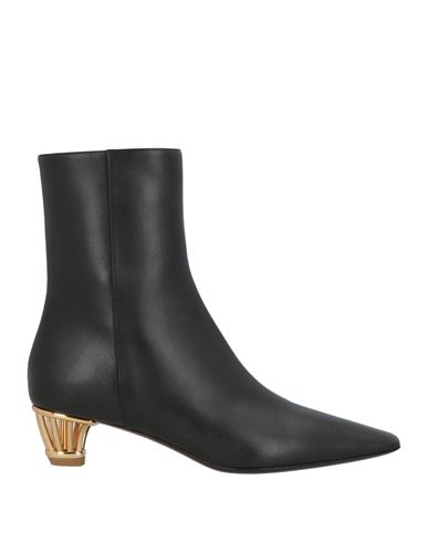 Ferragamo Woman Ankle Boots Black Size 6.5 Calfskin In Black