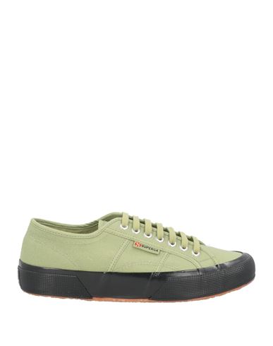 Superga Man Sneakers Military Green Size 9 Textile Fibers In Green