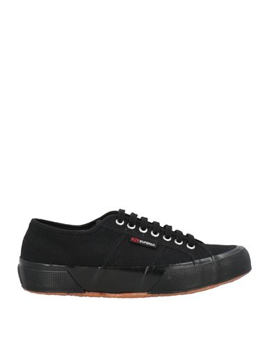 Superga Man Sneakers Black Size 9 Textile Fibers In Black