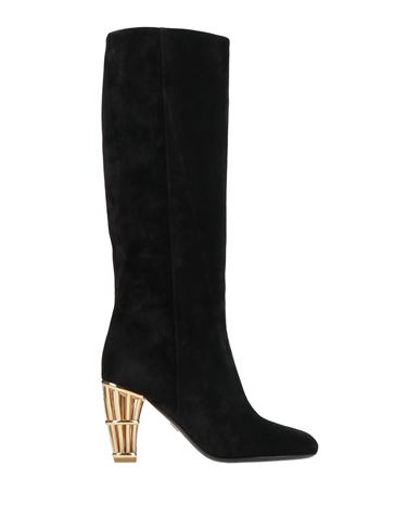 Ferragamo Woman Boot Black Size 8 Calfskin In Black