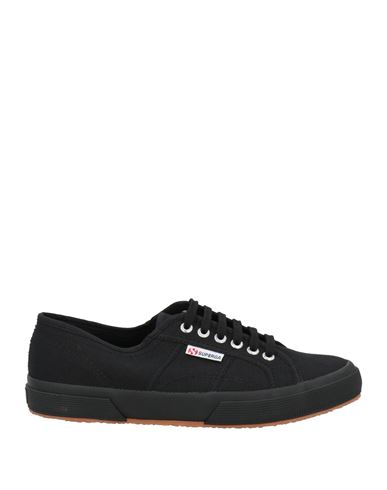 Superga Man Sneakers Black Size 7.5 Textile Fibers In Black