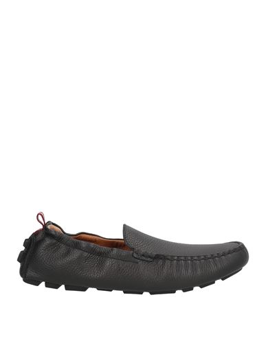 Bally Man Loafers Black Size 9 Cow Leather In Black