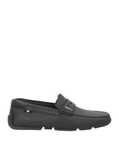 Bally Man Loafers Black Size 9 Cow Leather In Black