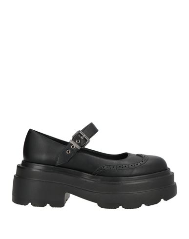 Actitude By Twinset Woman Pumps Black Size 7 Textile Fibers