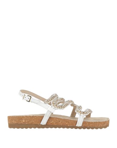 Valleverde Woman Sandals White Size 8 Leather