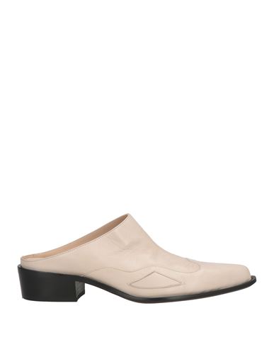 Pomme D'or Woman Mules & Clogs Sand Size 8 Leather