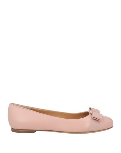 Ferragamo Woman Ballet Flats Light Pink Size 5.5 Lambskin In Pink