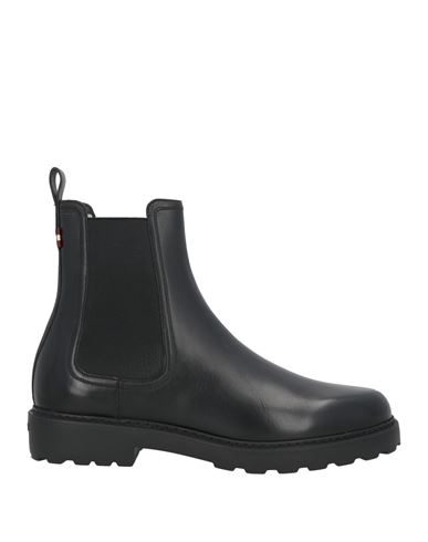 Bally Man Ankle Boots Black Size 9 Calfskin In Black