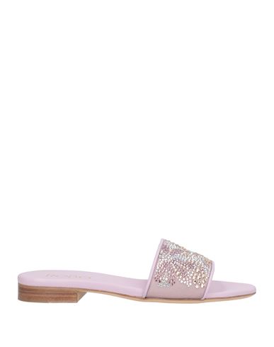 Rodo Woman Sandals Lilac Size 8 Textile Fibers In Purple