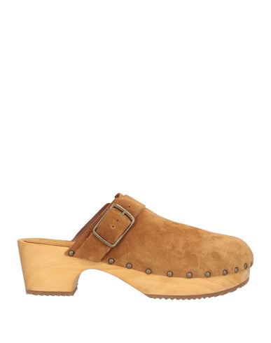 Ba&sh Ba & Sh Woman Mules & Clogs Camel Size 11 Leather In Nude
