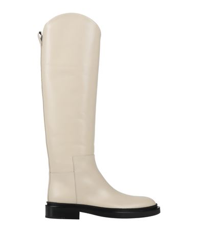 Jil Sander Woman Boot Cream Size 6.5 Leather In White