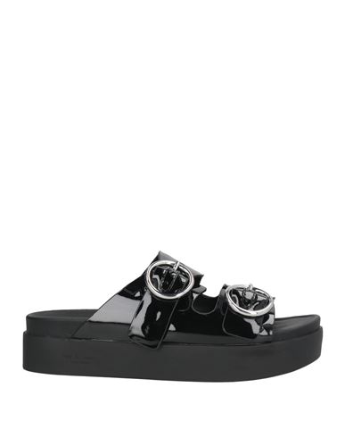 Rag & Bone Woman Sandals Black Size 8 Leather In Black