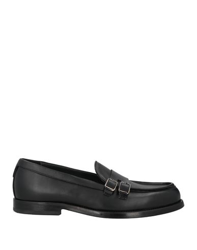 Mich Simon Man Loafers Black Size 12 Calfskin In Black