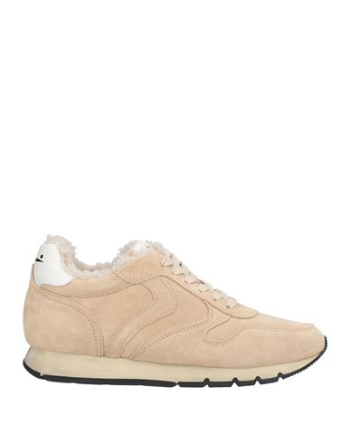 Voile Blanche Woman Sneakers Beige Size 8 Leather In Nude
