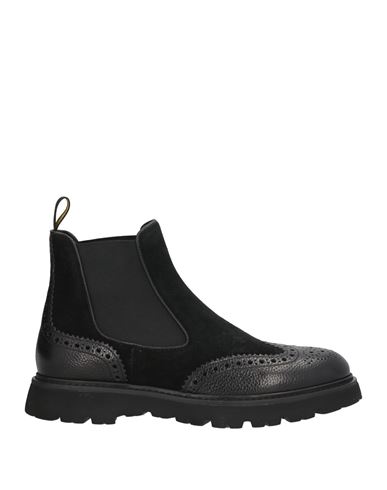 Doucal's Man Ankle Boots Black Size 12 Leather In Black