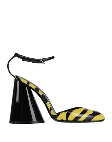 Attico The  Woman Pumps Black Size 8 Leather In Black