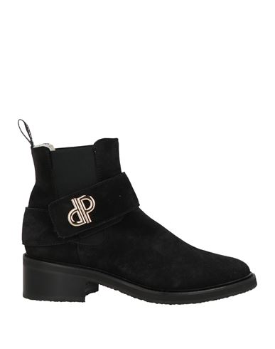 Pollini Woman Ankle Boots Black Size 6.5 Leather In Black