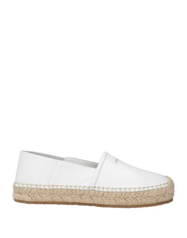Ferragamo Woman Espadrilles White Size 6.5 Lambskin