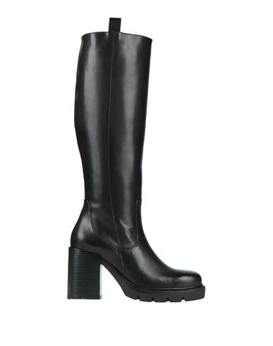 Tosca Blu Woman Boot Black Size 7 Leather In Black