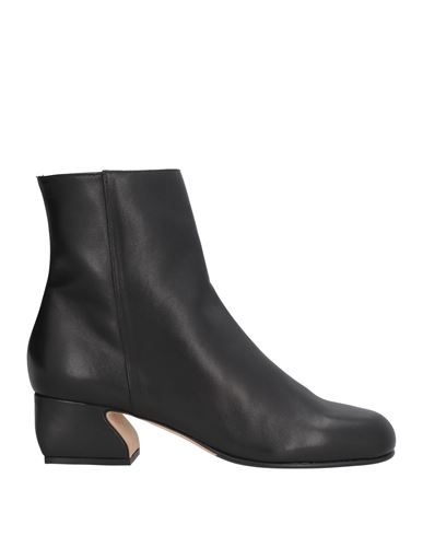 Si Rossi By Sergio Rossi Woman Ankle Boots Black Size 8 Leather