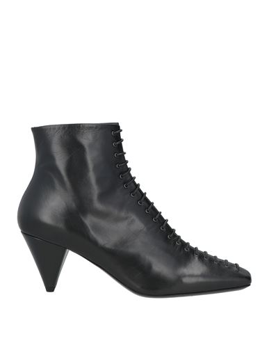 Jil Sander Woman Ankle Boots Black Size 8 Leather In Black