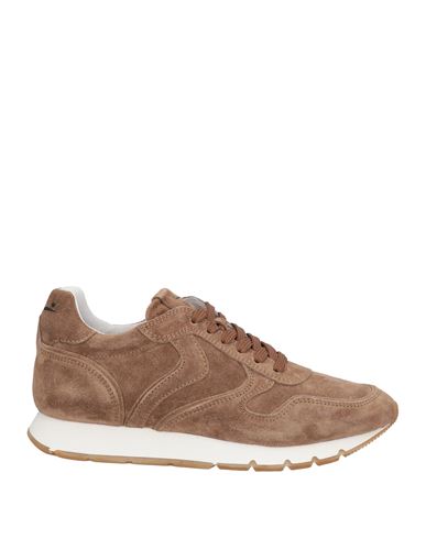 Voile Blanche Woman Sneakers Khaki Size 8 Leather In Brown