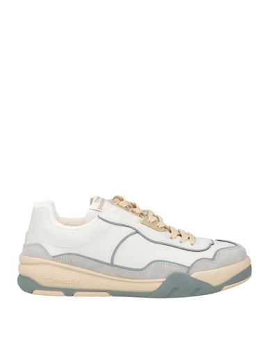 Theory Project Man Sneakers Ivory Size 9 Calfskin In White
