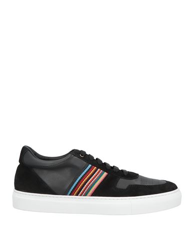 Paul Smith Man Sneakers Black Size 9 Cow Leather, Polyester