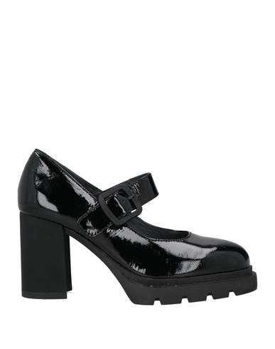 Stonefly Second Skin Woman Pumps Black Size 7 Leather In Black