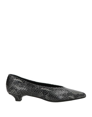Illogica Woman Ballet Flats Charcoal Size 8 Leather In Gray