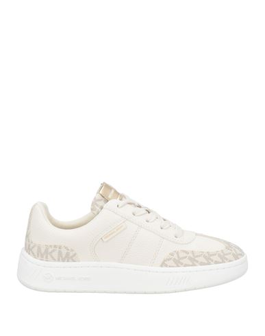 Michael Michael Kors Woman Sneakers White Size 6 Textile Fibers In White