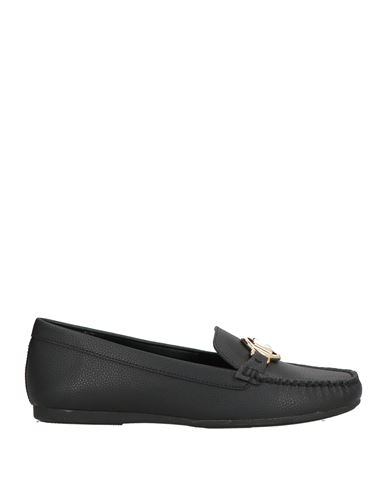 Michael Michael Kors Woman Loafers Black Size 8 Textile Fibers In Black