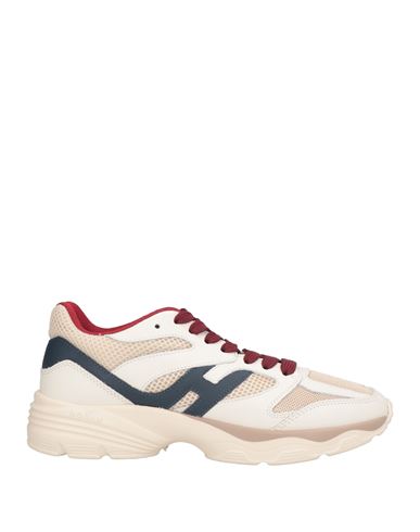 Hogan H665 Panelled Lace-up Sneakers In White