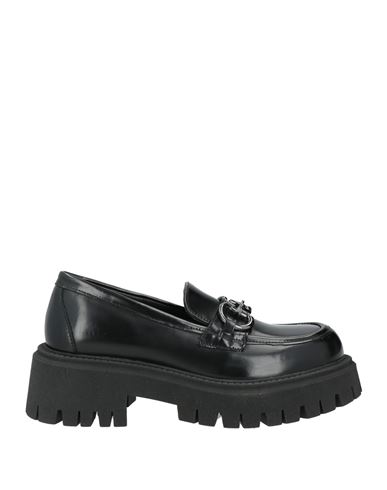 Fabbrica Dei Colli Woman Loafers Black Size 5 Leather In Black