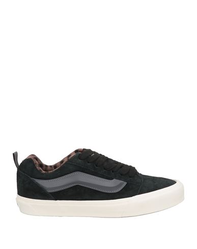 Vans Man Sneakers Black Size 9 Leather In Black